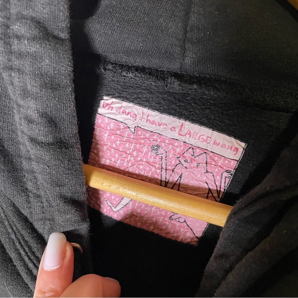 Love The Booty Respect The Booty Hoodie Black - Picture 6 of 6